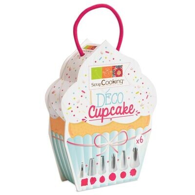 SALE!!! Scrapcooking Deco Cupcake Decorating Kit 6τμχ - Σετ διακόσμησης - 6 μύτες Κορνέ SALE!!! Scrapcooking Deco Cupcake Decorating Kit 6τμχ - Σετ διακόσμησης - 6 μύτες Κορνέ
