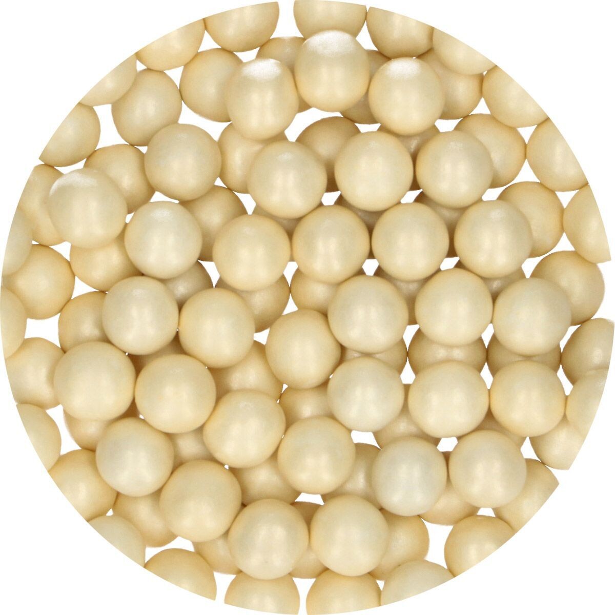 FunCakes Candy Choco Pearls Large Ivory 70γρ - Μεγάλες Σοκολατένιες Πέρλες Ιβουάρ