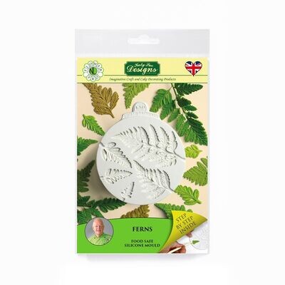 Katy Sue Silicone Mould -FERNS - Καλούπι Σιλικόνης Φύλλα Φτέρης Katy Sue Silicone Mould -FERNS - Καλούπι Σιλικόνης Φύλλα Φτέρης