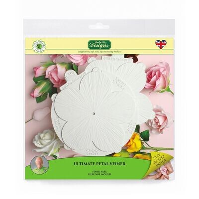 Katy Sue Silicone Mould &amp; Veiner -ULTIMATE PETAL VEINER - Καλούπι Σιλικόνης Πατάκι για Πέταλα Λουλουδιών