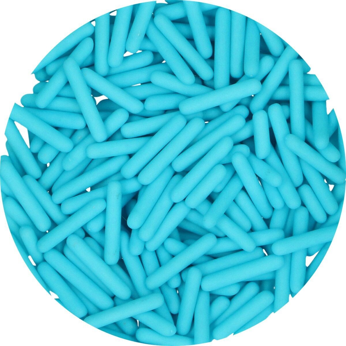 FunCakes Sprinkles -Matt Sugar Rods XL TURQUOISE 70γρ - Μείγμα Ζαχαρωτών Ράβδοι σε Ματ Τυρκουάζ χρώμα