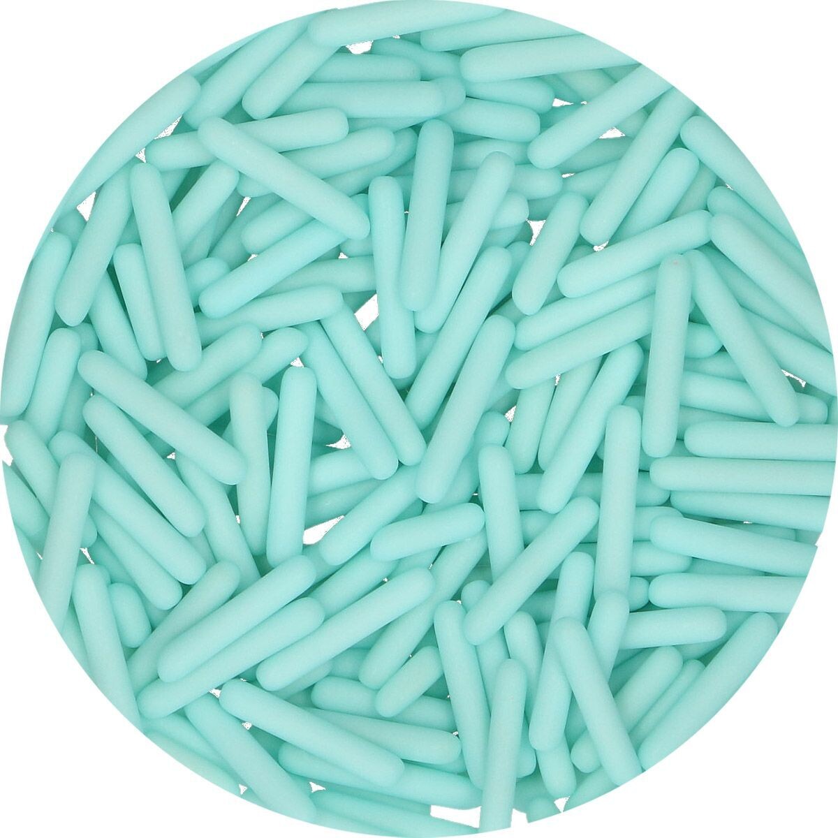 FunCakes Sprinkles -Matt Sugar Rods XL BLUE 70γρ - Μείγμα Ζαχαρωτών Ράβδοι σε Ματ Γαλάζιο χρώμα