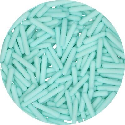 FunCakes Sprinkles -Matt Sugar Rods XL BLUE 70γρ - Μείγμα Ζαχαρωτών Ράβδοι σε Ματ Γαλάζιο χρώμα
