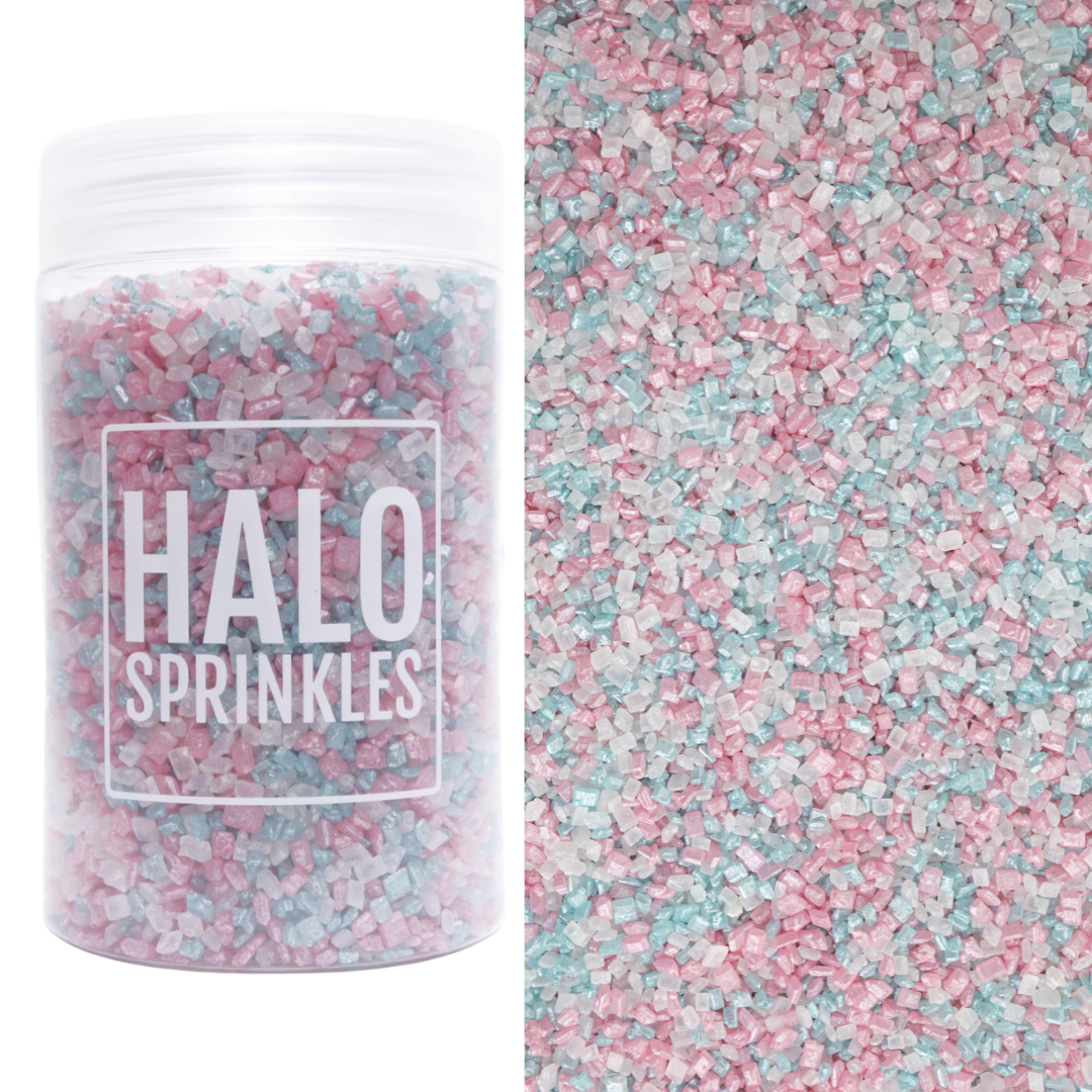 Halo Sprinkles -Glimmer sugars -FLUTTERBY 125γρ - Χρωματιστή Ζάχαρη