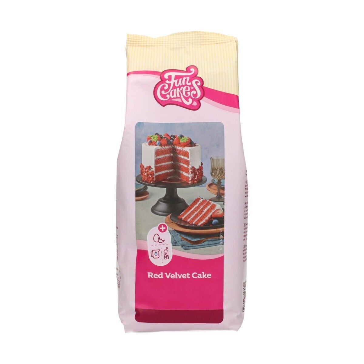 FunCakes Mix -RED VELVET - Μείγμα για Ρεντ Βέλβετ Κέικ 1 κιλό