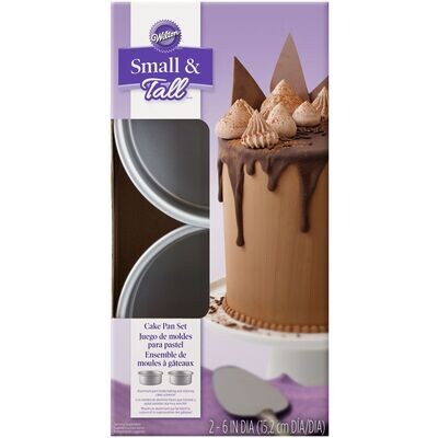 Wilton Baking Pans -Small &amp; Tall Layered Cake 2τμχ - Στρογγυλά Ταψιά 15εκ