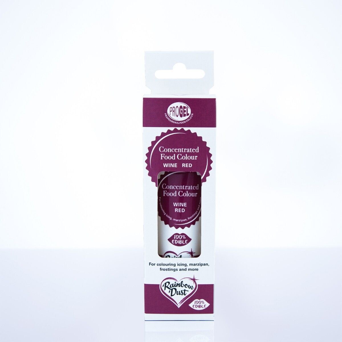 Rainbow Dust ProGel® -WINE RED -Χρώμα Τζελ Μπορντώ 25γρ