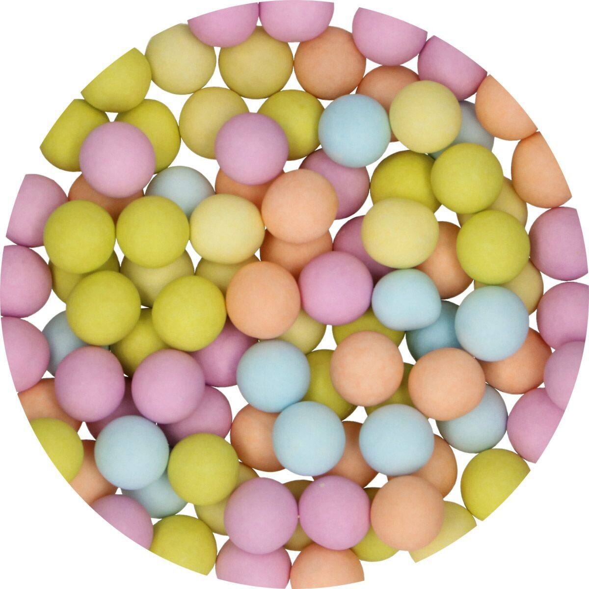 FunCakes Candy Choco Pearls Large MATT MIX 70γρ - Μεγάλες Σοκολατένιες Πέρλες Ματ σε Παστέλ Αποχρώσεις