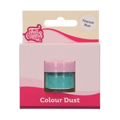 FunCakes Edible Dust -MATT -PEACOCK BLUE - Βρώσιμη Σκόνη Ματ - Βεραμάν