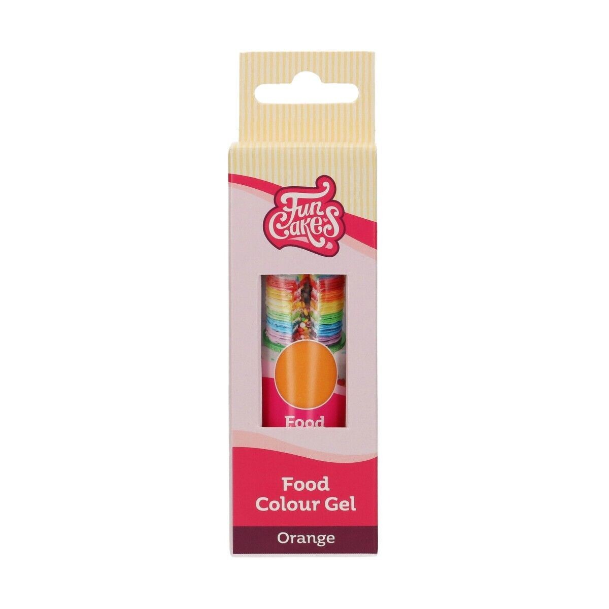 FunCakes FunColours GEL -ORANGE -Χρώμα Τζελ - Πορτοκαλί 30γρ
