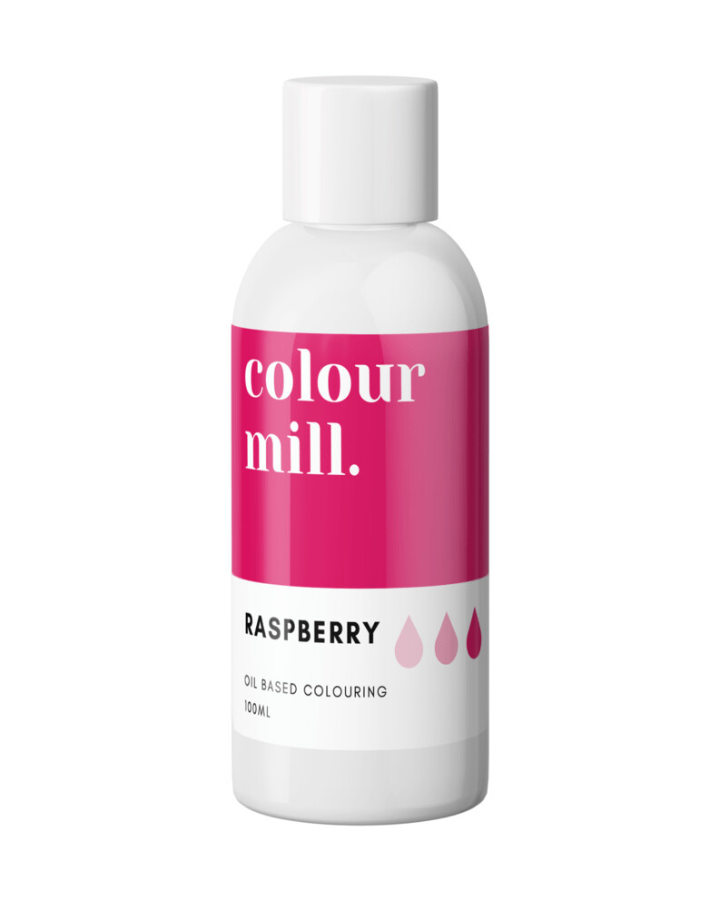 Colour Mill Oil Based Gel Colour - RASPBERRY 100ml - Χρώμα Σοκολάτας σε Τζελ Κόκκινο Βατόμουρο
