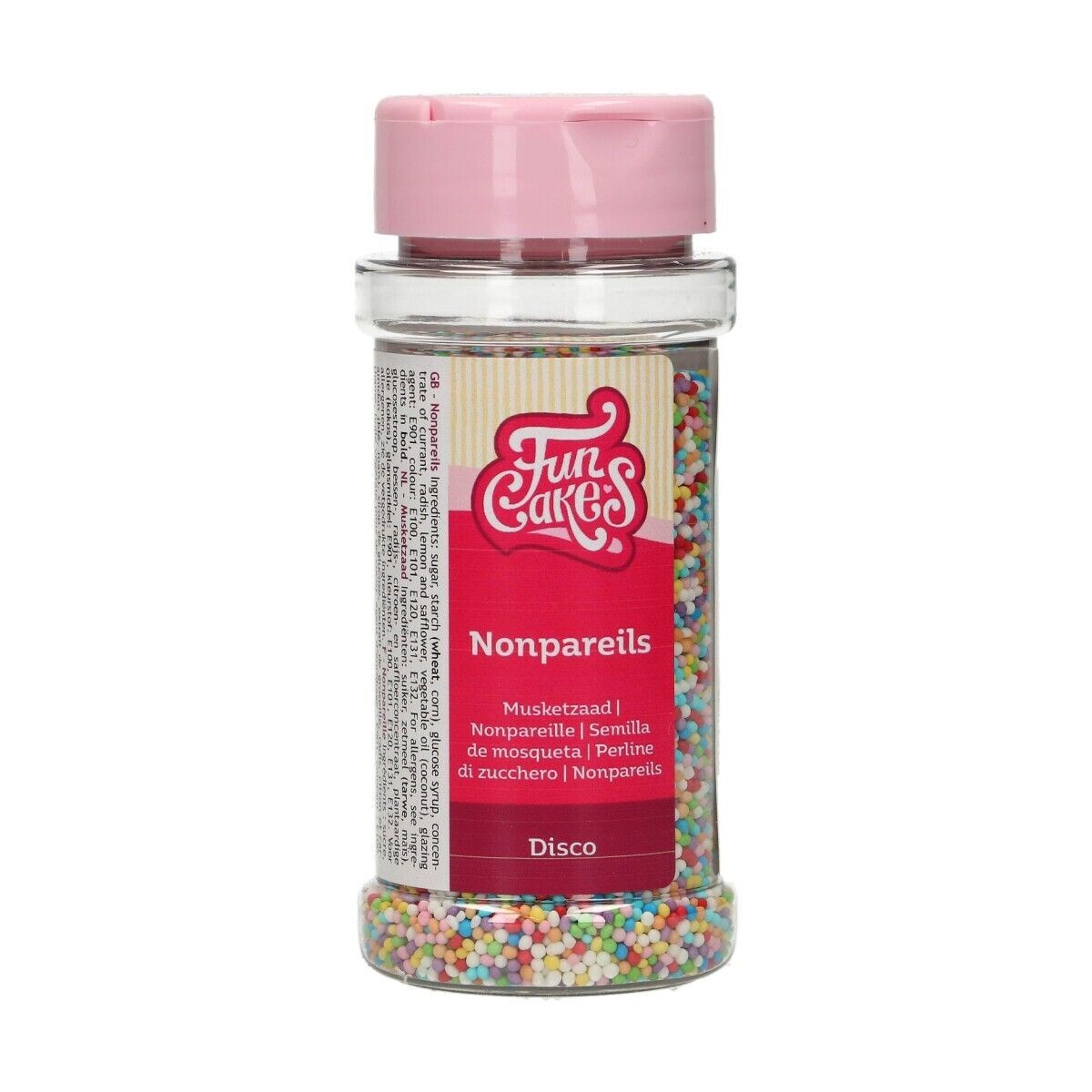 FunCakes Nonpareils -DISCOMIX - Κας-Κας -Ντίσκο - Πολύχρωμο 80γρ