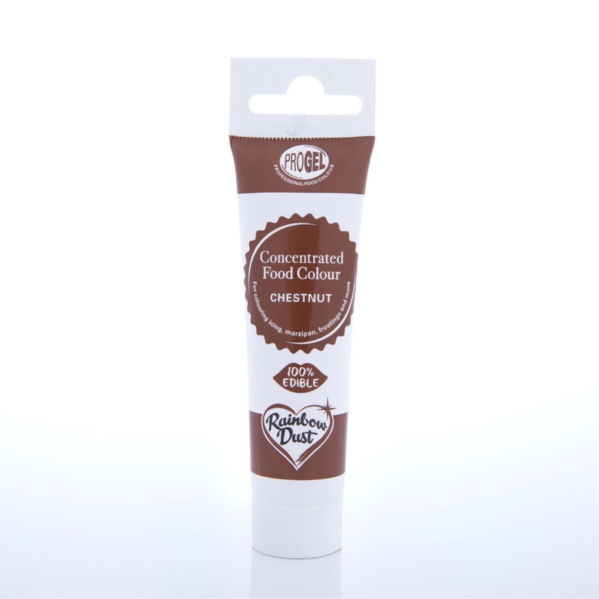 Rainbow Dust ProGel® -CHESTNUT -Χρώμα Τζελ  Κάστανο 25γρ