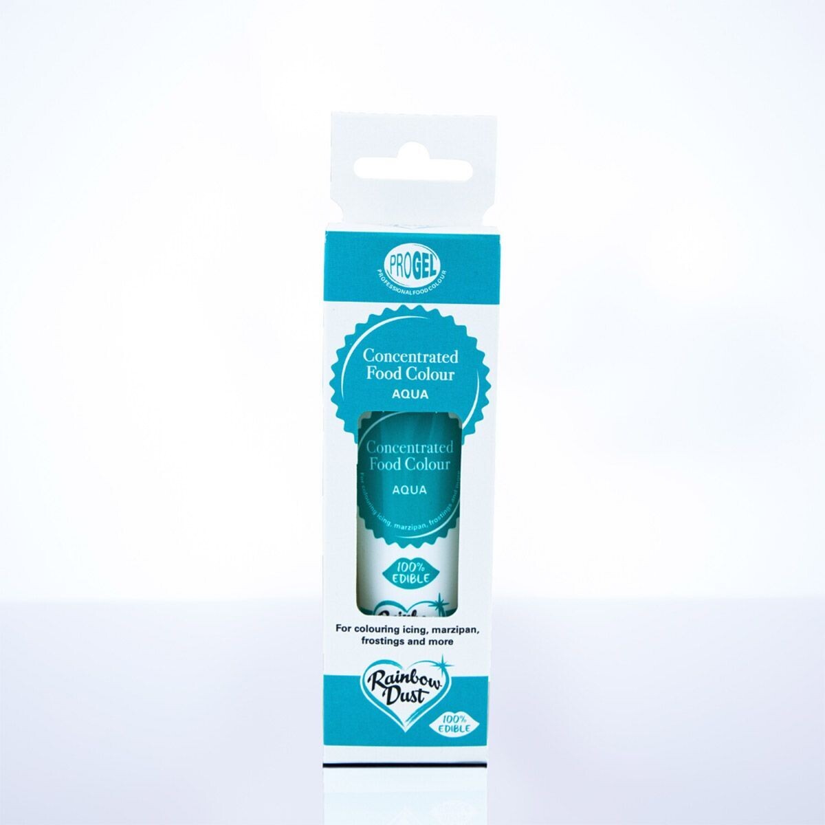 Rainbow Dust ProGel® -AQUA -Χρώμα Τζελ Υδάτινο μπλε 25γρ