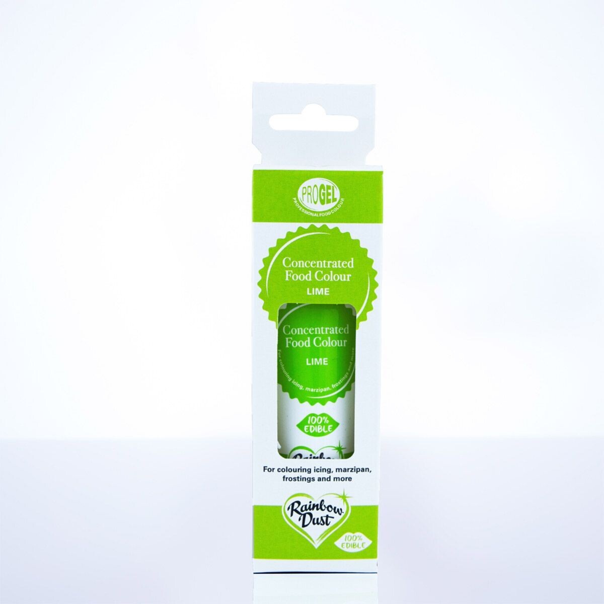 Rainbow Dust ProGel® -LIME GREEN -Χρώμα Τζελ Πράσινο Λάϊμ 25γρ