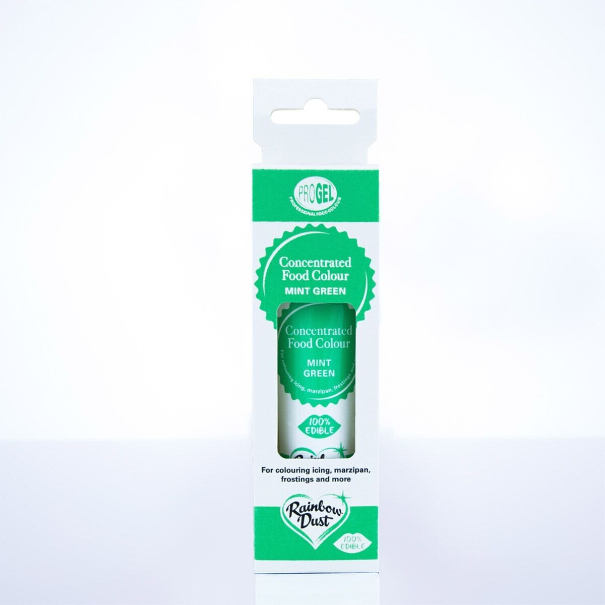 Rainbow Dust ProGel® -MINT GREEN -Χρώμα Τζελ  Πράσινο της Μέντας 25γρ