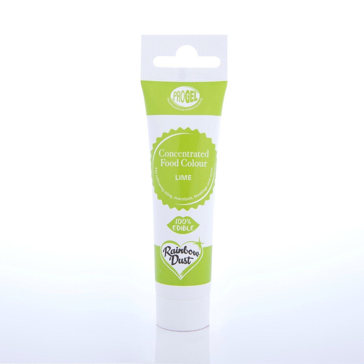 Rainbow Dust ProGel® -LIME GREEN -Χρώμα Τζελ Πράσινο Λάϊμ 25γρ
