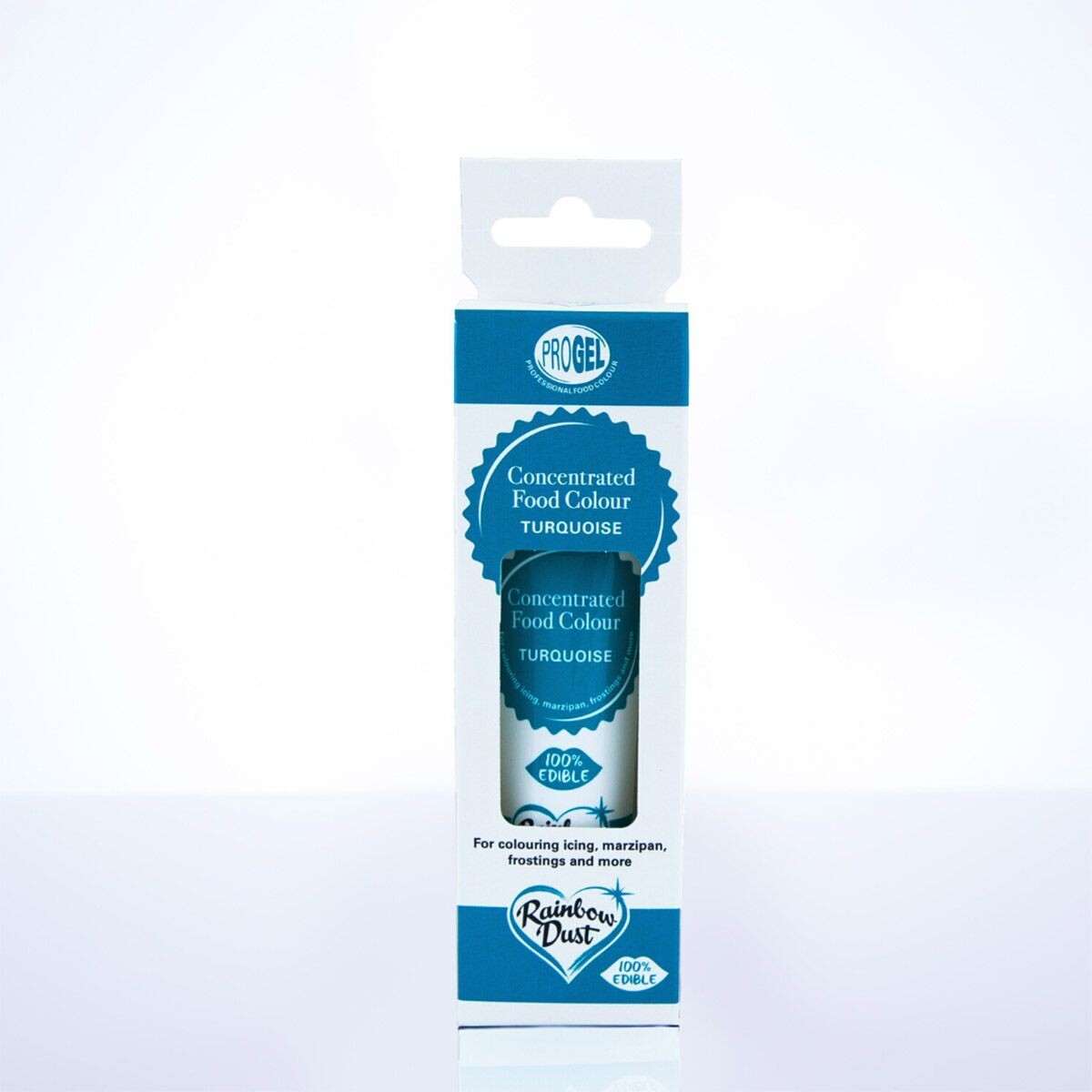 Rainbow Dust ProGel® -TURQUOISE -Χρώμα Τζελ Τιρκουάζ 25γρ