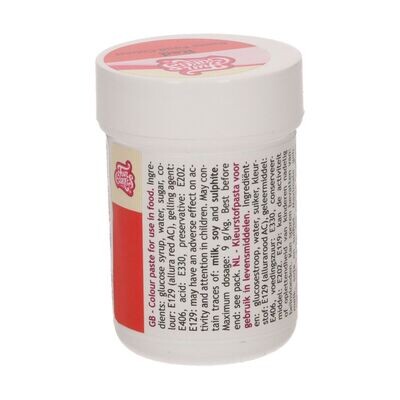 FunCakes FunColours PASTE -RED - Χρώμα σε Πάστα - Κόκκινο 30γρ