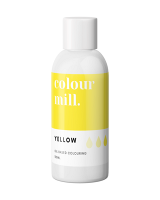 Colour Mill Oil Based Gel Colour - YELLOW 100ml - Χρώμα Σοκολάτας σε Τζελ Κίτρινο