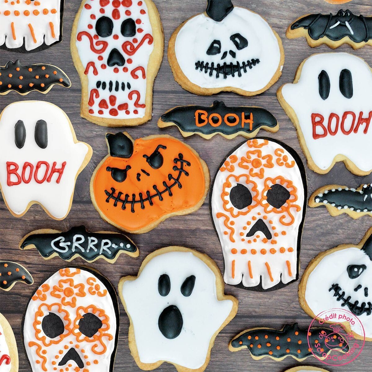 Scrapcooking Cookie Cutter Halloween 4 τμχ - Σετ 4τεμ κουπ πατ με θέμα το Χαλογουίν