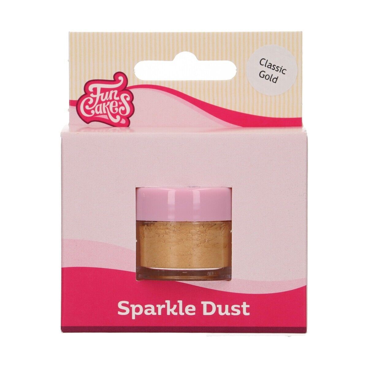 FunCakes Edible Dust -SPARKLE -CLASSIC GOLD - Βρώσιμη Σκόνη - Λαμπερό Χρυσό