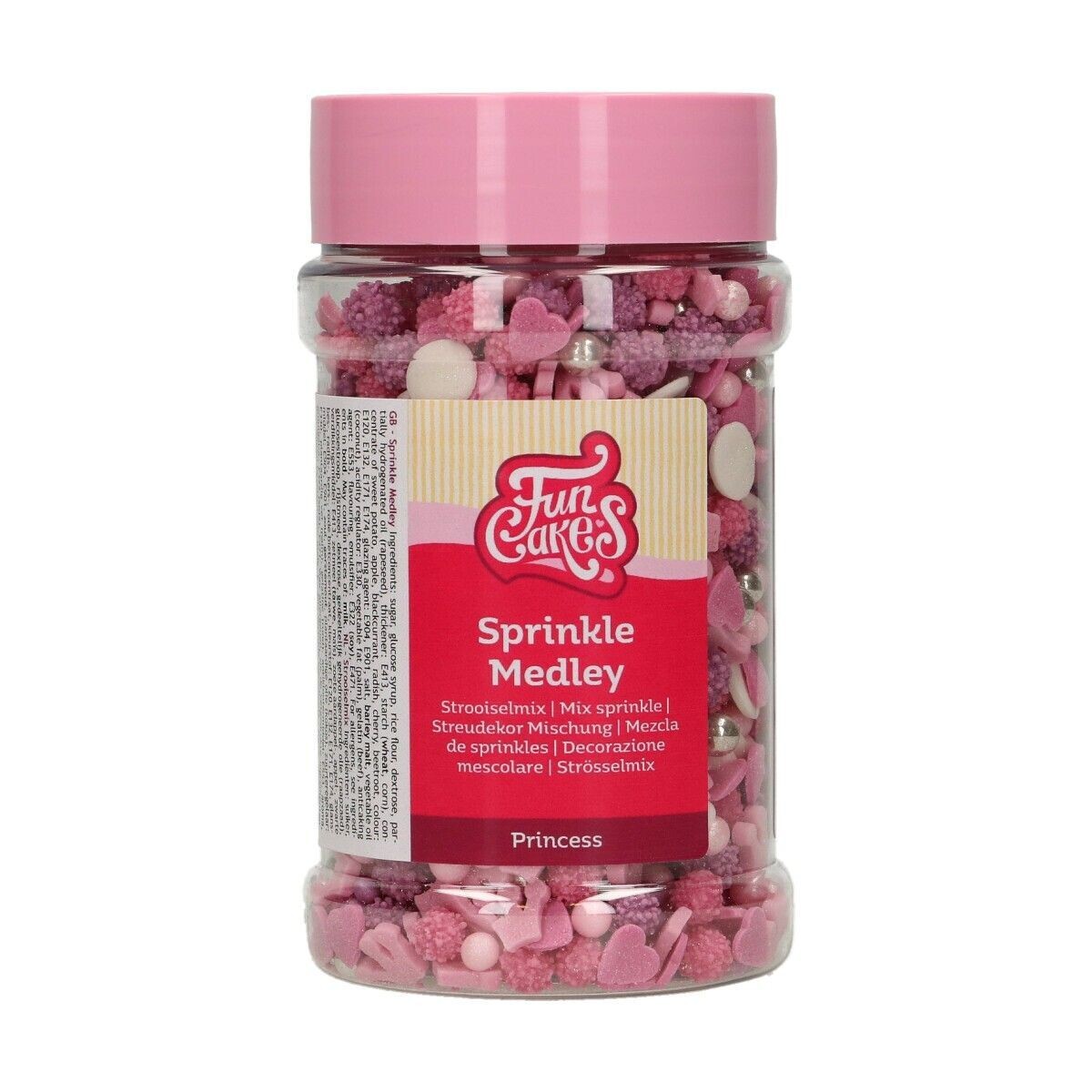 FunCakes Sprinkle Mix 180γρ -PRINCESS MEDLEY - Μείγμα  Ζαχαρωτών Πριγκίπισσα