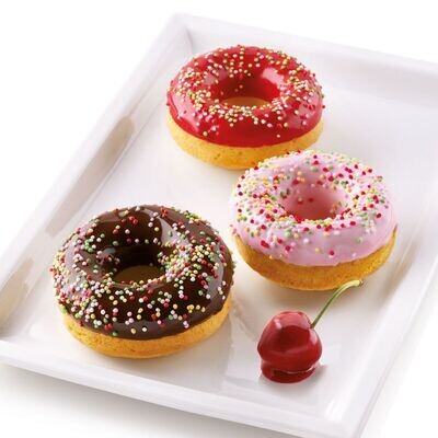 Silikomart -Donut Mould -Καλούπι σιλικόνης για 6 Ντόνατς