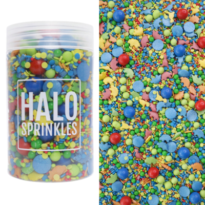 Halo Sprinkles 125γρ -DINO ROAR - Μείγμα Ζαχαρωτών Δεινόσαυρος Halo Sprinkles 125γρ -DINO ROAR - Μείγμα Ζαχαρωτών Δεινόσαυρος