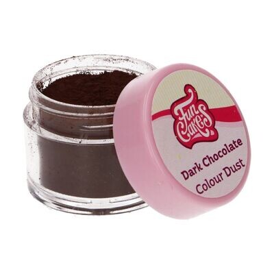FunCakes Edible Dust -MATT -DARK CHOCOLATE - Βρώσιμη Σκόνη Ματ - Μαύρη Σοκολάτα