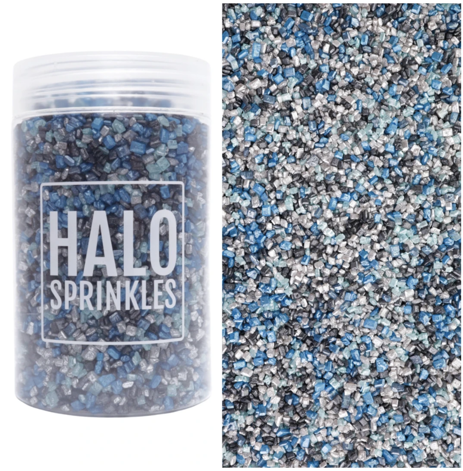 Halo Sprinkles -Glimmer Sugars -COSMIC 125γρ - Χρωματιστή Ζάχαρη