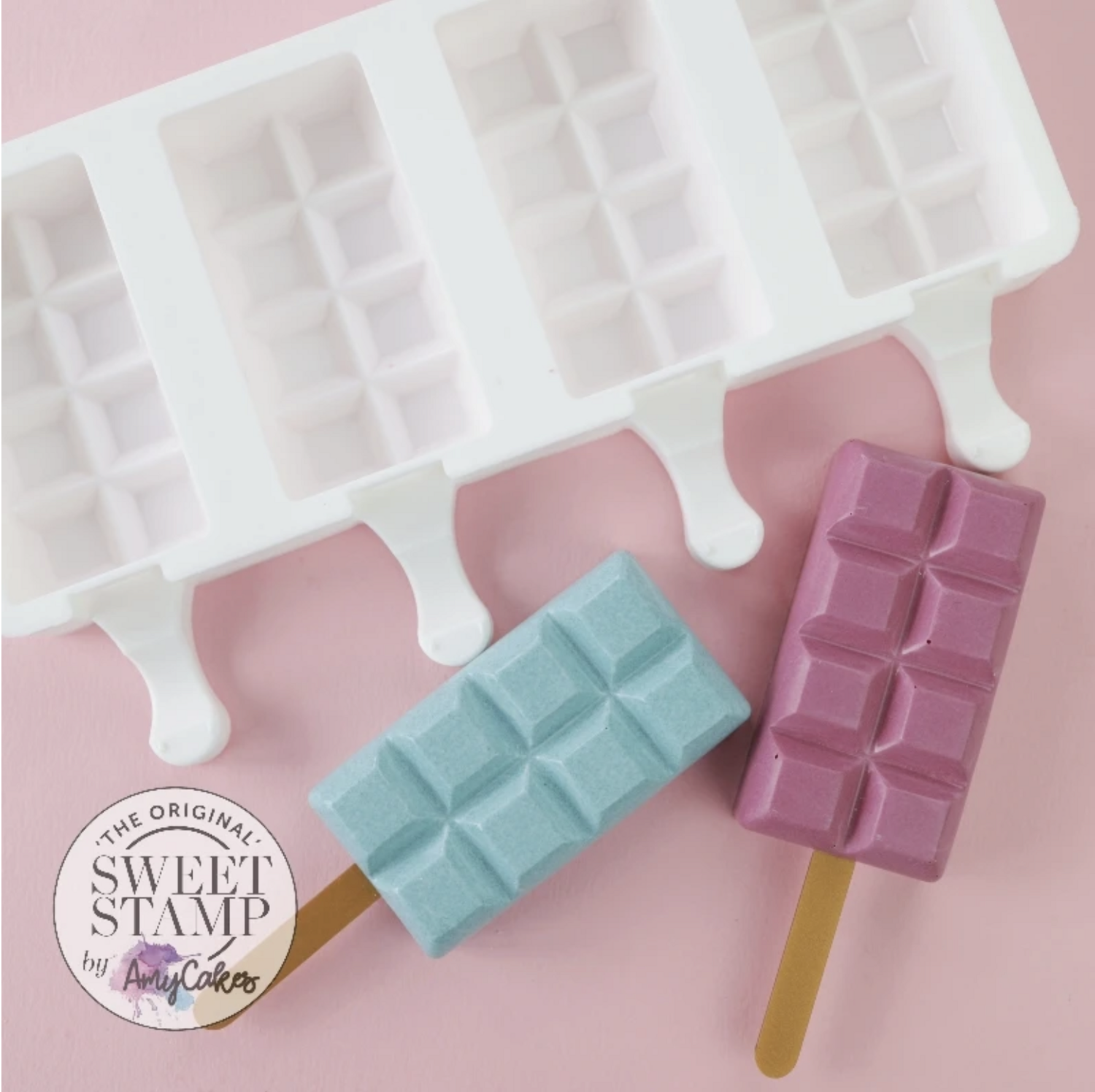 Sweet Stamp Cake Popsicle CHOC BAR Mould - Καλούπι για Popsicles & Cakesicles Μπάρα Σοκολάτας
