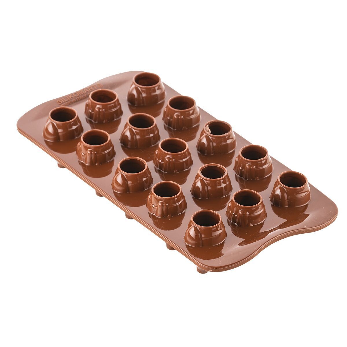 SALE!!! Silikomart Chocolate Mould Mr &amp; Mrs Brown - Καλούπι Σιλικόνης για Χριστουγεννιάτικα σοκολατάκια Νάνους