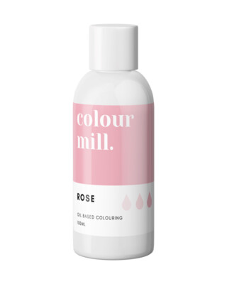 Colour Mill Oil Based Gel Colour - ROSE 100ml - Χρώμα Σοκολάτας σε Τζελ Ροζ