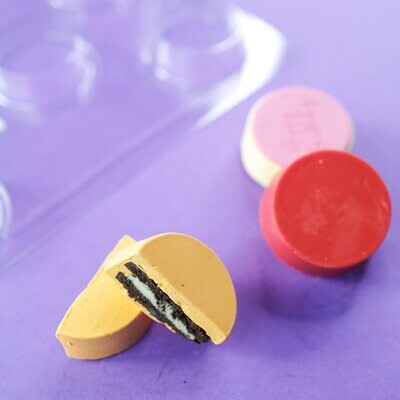 Oreo Cookie Chocolate Mould - Καλούπι για Κατασκευή 5 Μπισκότων Όρεο Oreo Cookie Chocolate Mould - Καλούπι για Κατασκευή 5 Μπισκότων Όρεο