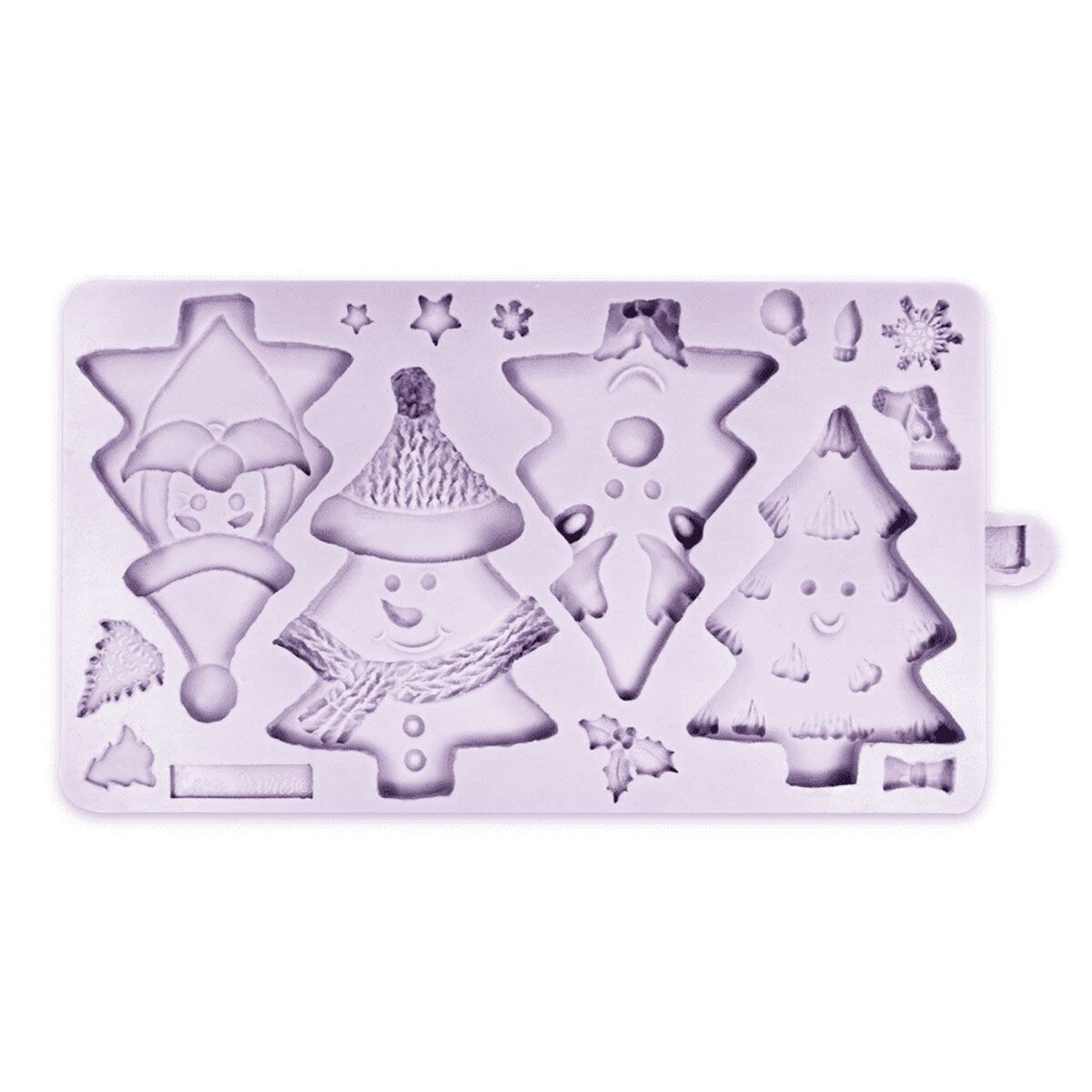 Karen Davies CHRISTMAS TREE CHARACTERS - Καλούπι Σιλικόνης Χριστουγεννιάτικα Δέντρα