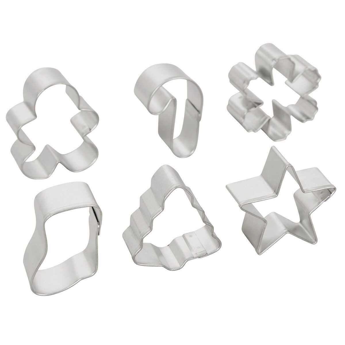 SALE!!! Wilton Christmas Cookie Cutter Set of 6 -MINI WREATH SET -Σετ 6τεμ Μίνι Χριστουγεννιάτικα Κουπ πατ