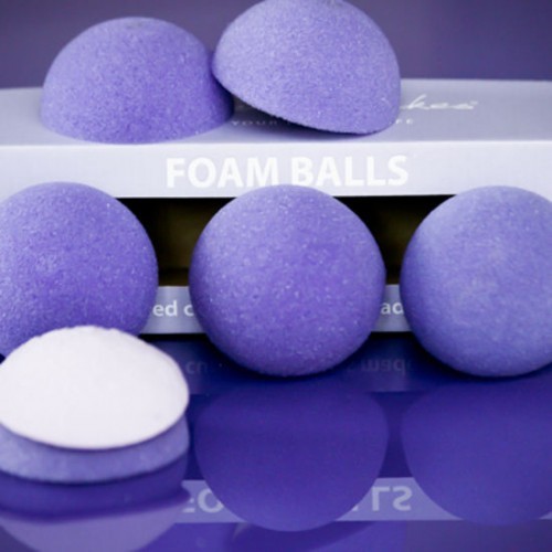 Purple Cupcakes Foam Halves for Domed Cupcakes - Μπάλες Αφρολέξ για Κάπκεϊκς με Θόλο 6 τεμ