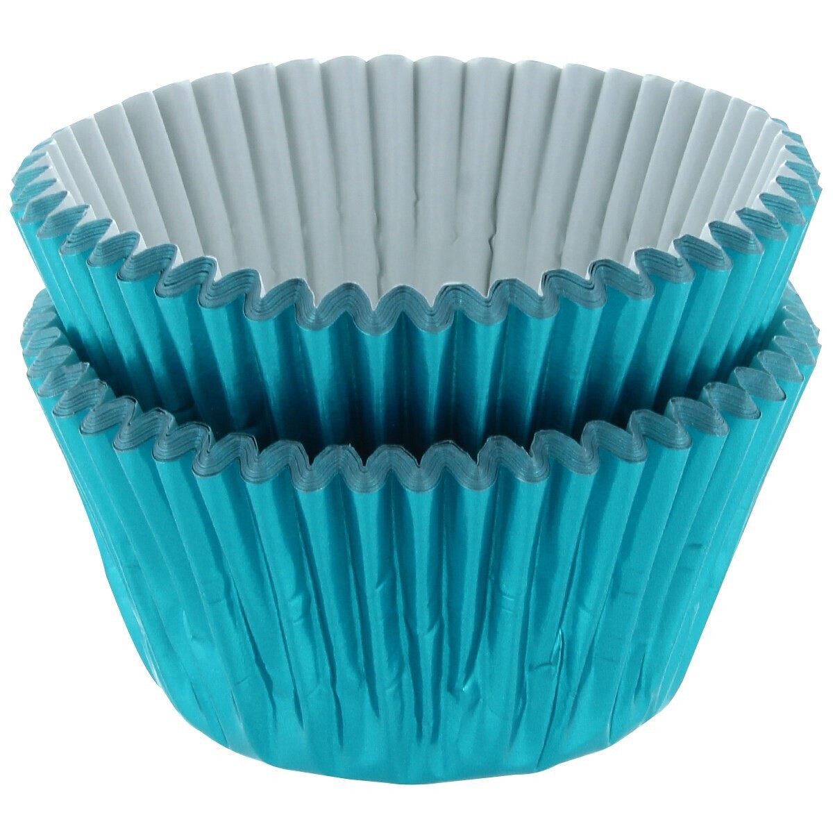 Baked With Love Cupcake Cases -METALLIC AQUA - Θήκες Ψησίματος -Μεταλλικό Τυρκουάζ 50 τεμ.