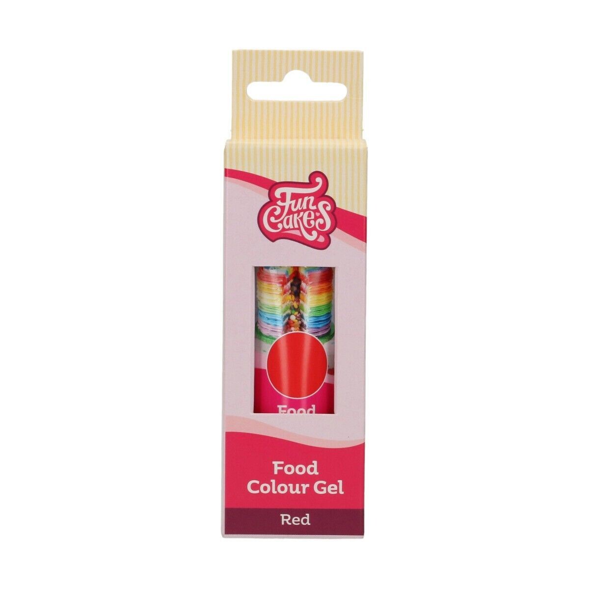 FunCakes FunColours GEL -RED -Χρώμα Τζελ - Κόκκινο 30γρ