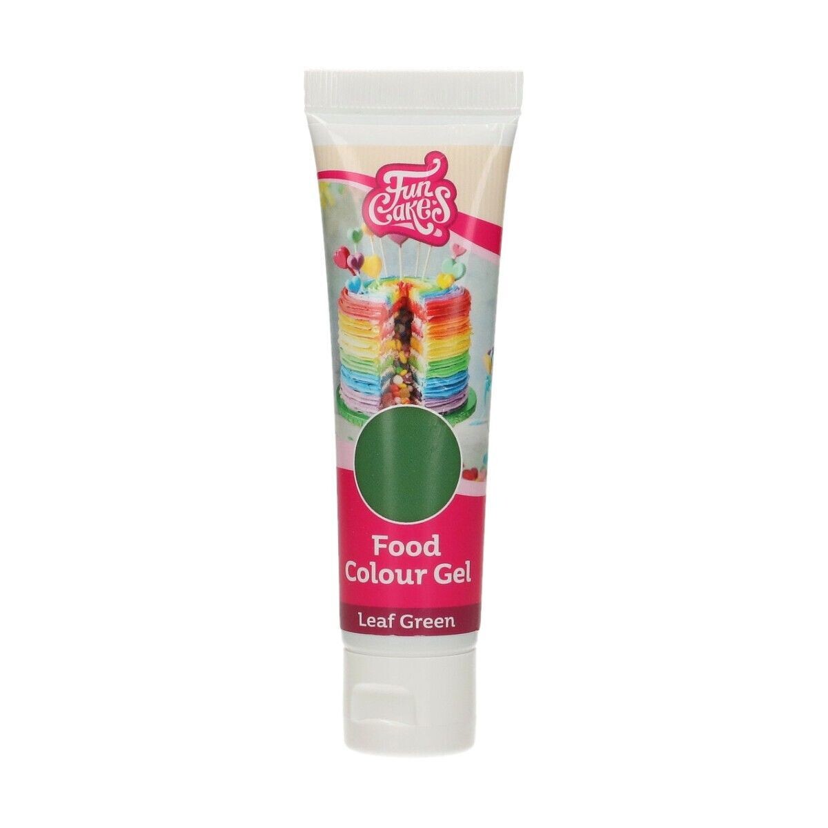 FunCakes FunColours GEL -LEAF GREEN - Χρώμα Τζελ-Πράσινο του Φύλλου 30γρ