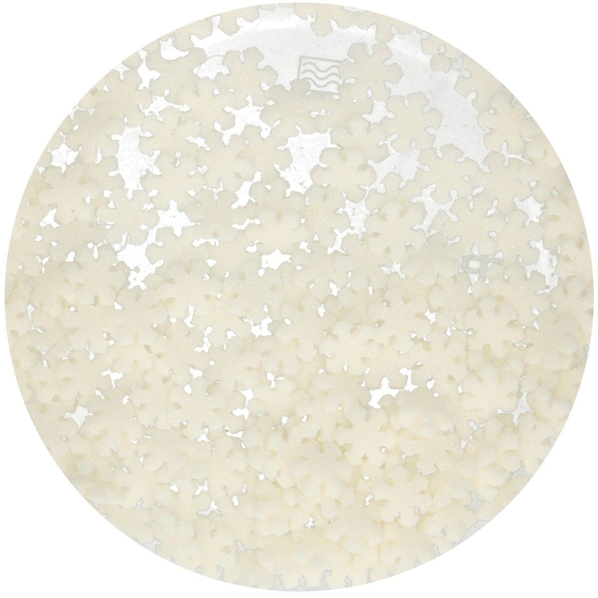 FunCakes Sprinkles -SNOWFLAKES -WHITE -Μείγμα Ζαχαρωτών Λευκές Χιονονιφάδες 50γρ