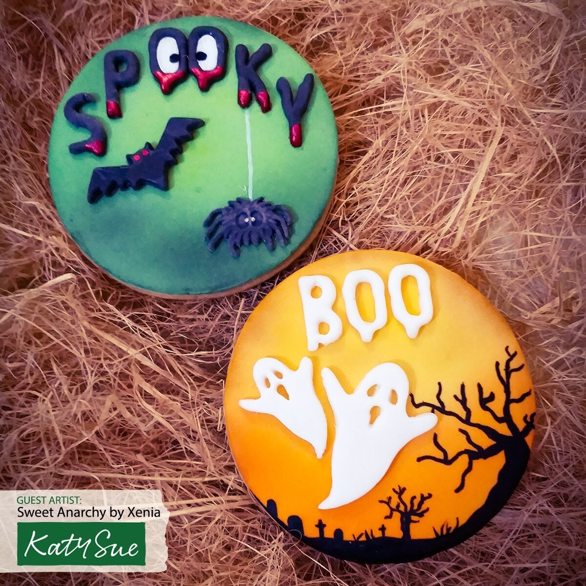 Katy Sue Silicone Mould -CREEPY HORROR ALPHABET - Καλούπι Σιλικόνης Τρομακτικό Αλφάβητο