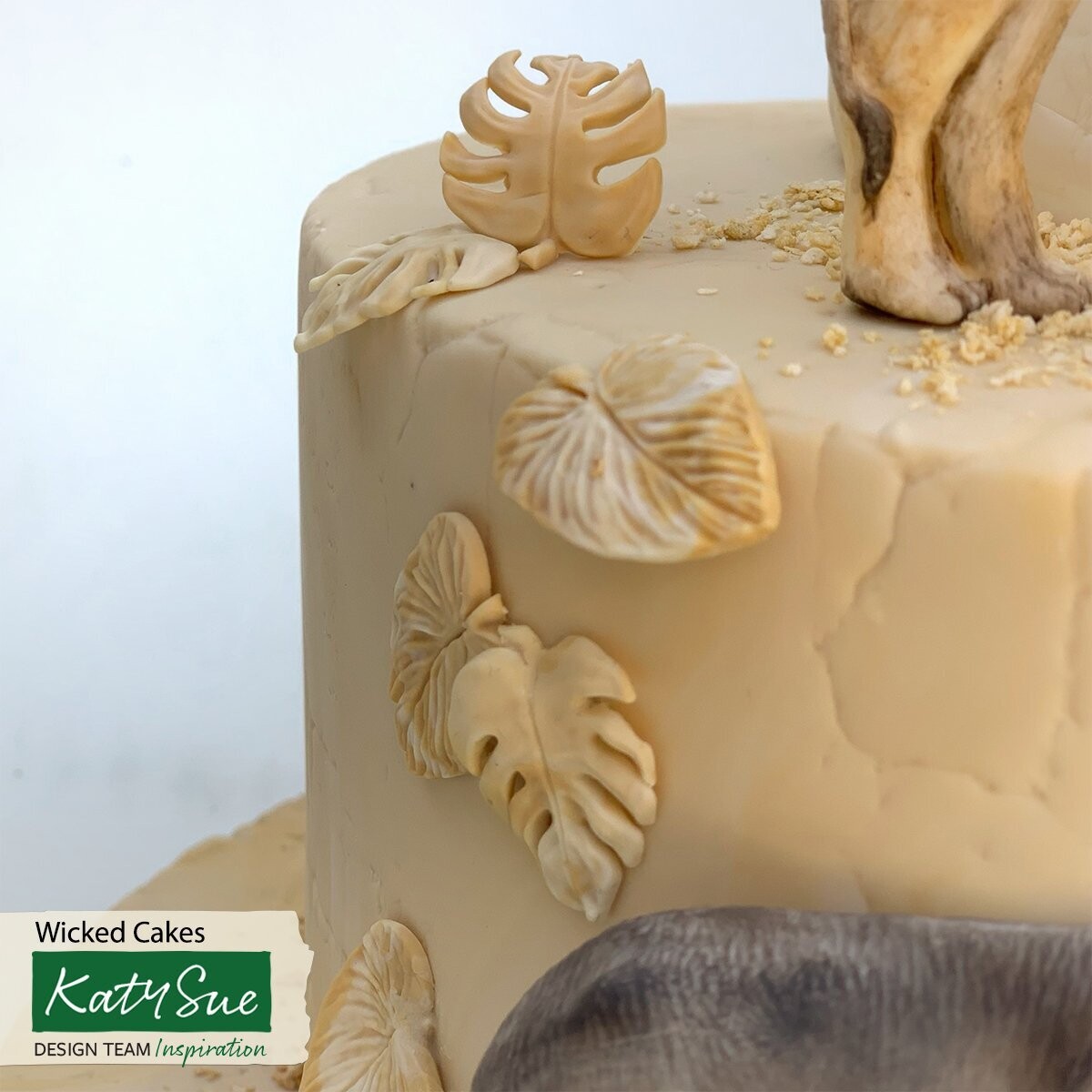 Katy Sue Silicone Mould -MINI JUNGLE LEAVES - Καλούπι Σιλικόνης Μικρά Φύλλα Δέντρων της Ζούγκλας