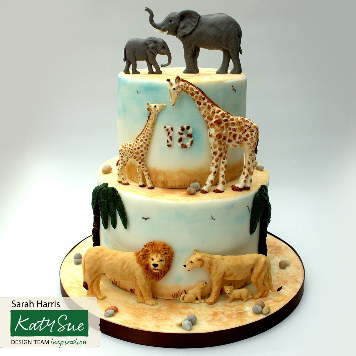 Katy Sue Silicone Mould -LION FAMILY - Καλούπι Σιλικόνης Οικογένεια Λιονταριών
