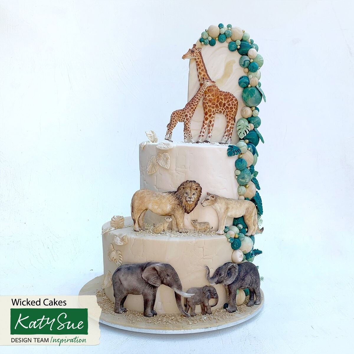 Katy Sue Silicone Mould -MINI JUNGLE LEAVES - Καλούπι Σιλικόνης Μικρά Φύλλα Δέντρων της Ζούγκλας