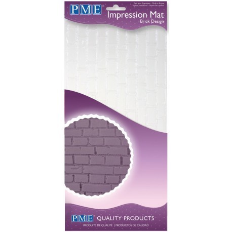 PME Impression Mat -BRICK -Πατάκι Αποτύπωσης Σχεδίου Τούβλο