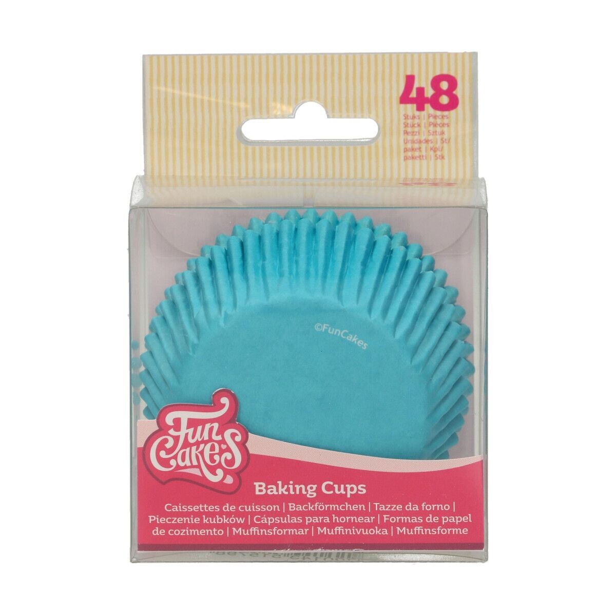 FunCakes Cupcake Cases -TURQUOISE -Θήκες Ψησίματος -Τιρκουάζ -48 τεμ