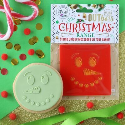 SALE!!! Sweet Stamp -OUTboss Christmas -CUTE SNOWMAN - Χριστουγεννιάτικη Σφραγίδα Χιονάνθρωπος