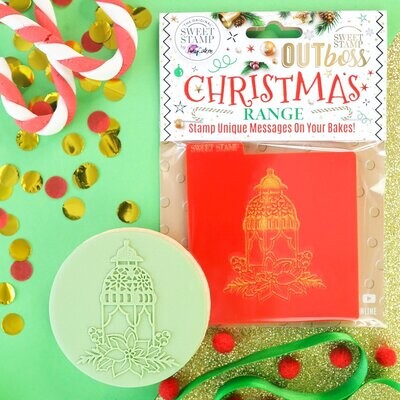 SALE!!! Sweet Stamp -OUTboss Christmas -FESTIVE LANTERN - Χριστουγεννιάτικη Σφραγίδα Γιορτινό Φανάρι